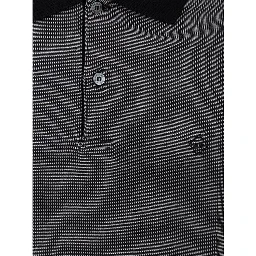Black Cotton Polo Shirt