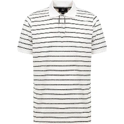 White Cotton Polo Shirt