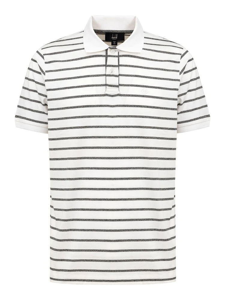 White Cotton Polo Shirt