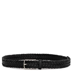 Black Leather Regular Belt