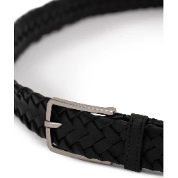 Black Leather Regular Belt