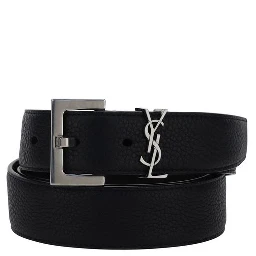 Black Calf Leather Bos Taurus Regular Belt