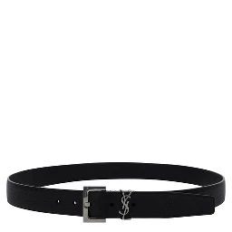 Black Calf Leather Bos Taurus Regular Belt