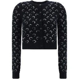 Black Viscose Cardigan