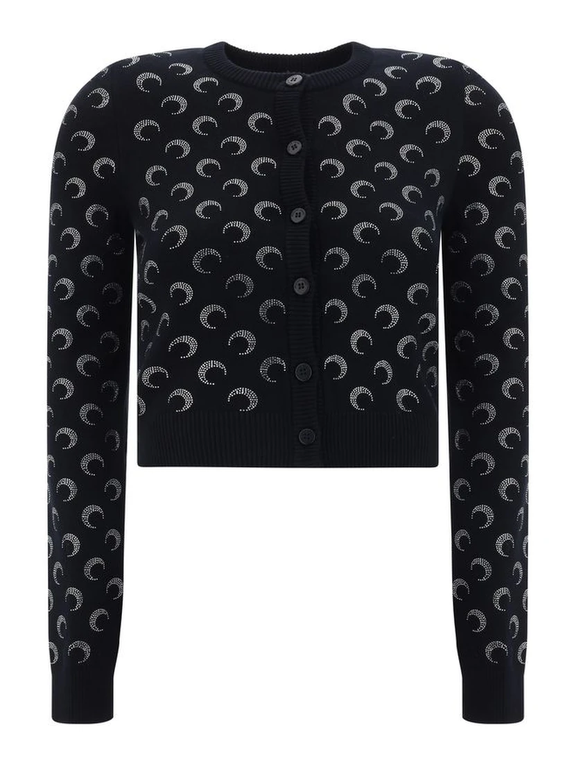 Black Viscose Cardigan