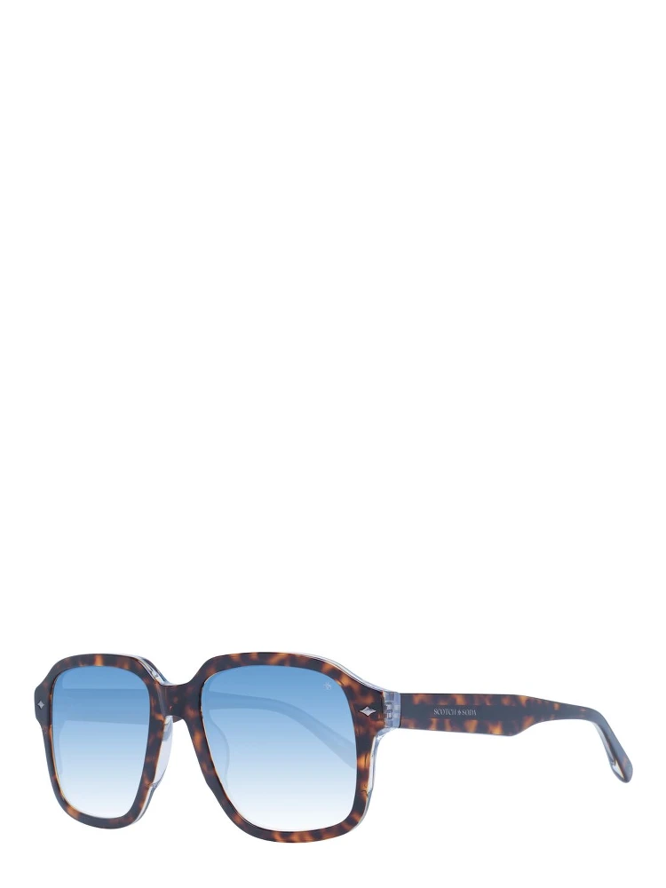 Brown Metal Sunglasses