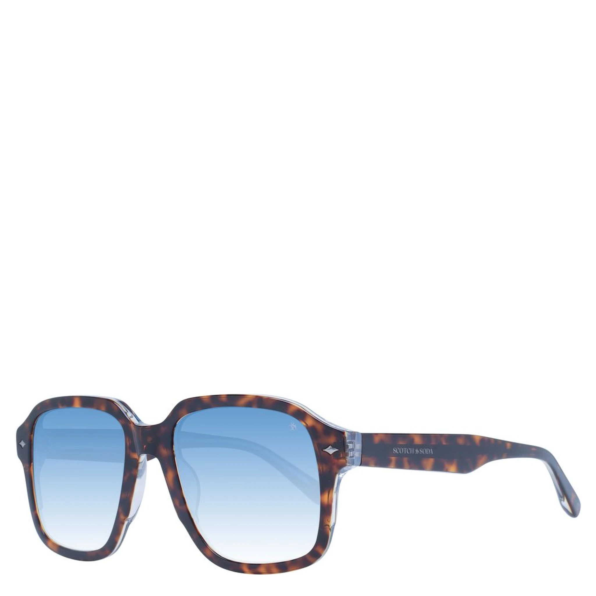 Brown Metal Sunglasses