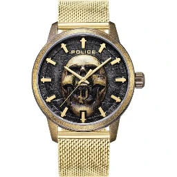 Gold Stainless Steel Dress Watch