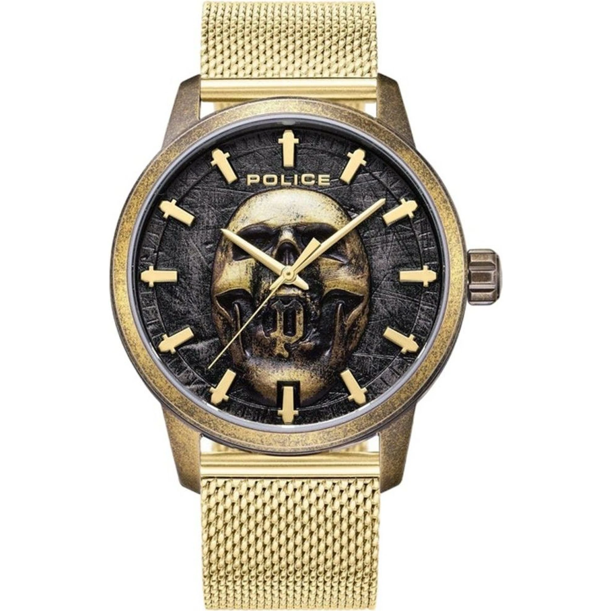 Gold Stainless Steel Dress Watch