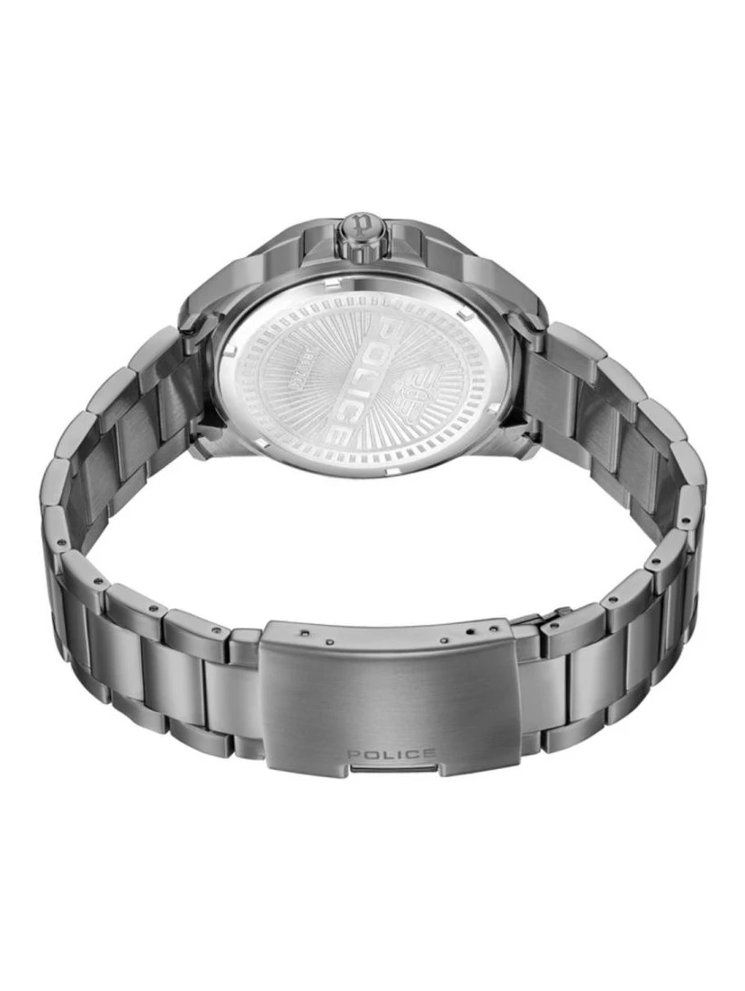 Gray Stainless Steel Dress Watch