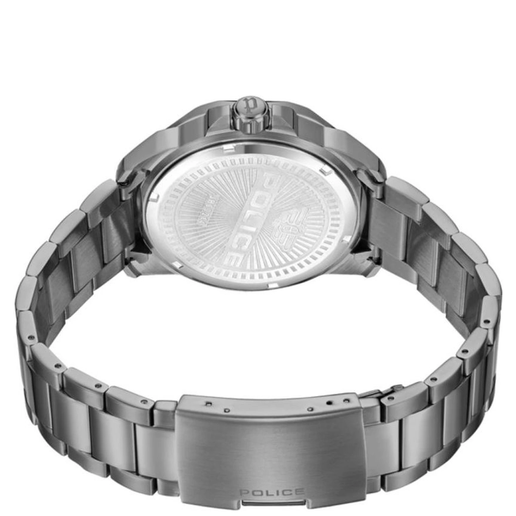 Gray Stainless Steel Dress Watch