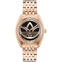 ساعة يد أنيقة متعددة الألوان من الفولاذ المقاوم للصدأ