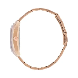 ساعة يد أنيقة متعددة الألوان من الفولاذ المقاوم للصدأ