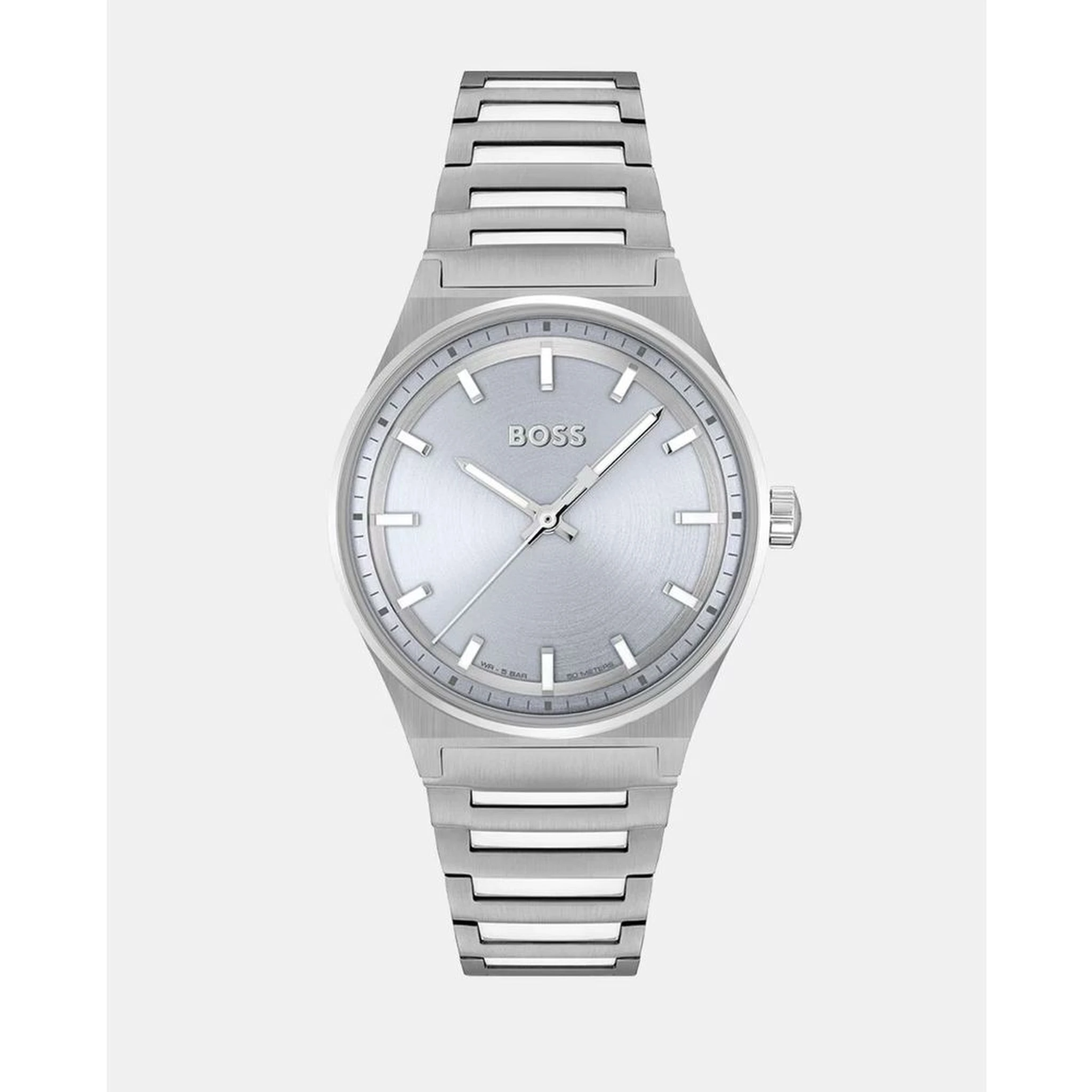 Silver Stainless Steel Dress Watch