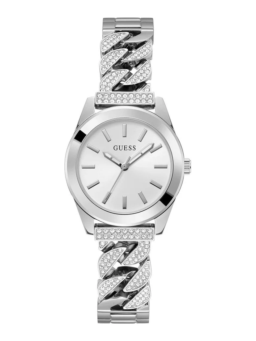 Gray Stainless Steel Dress Watch