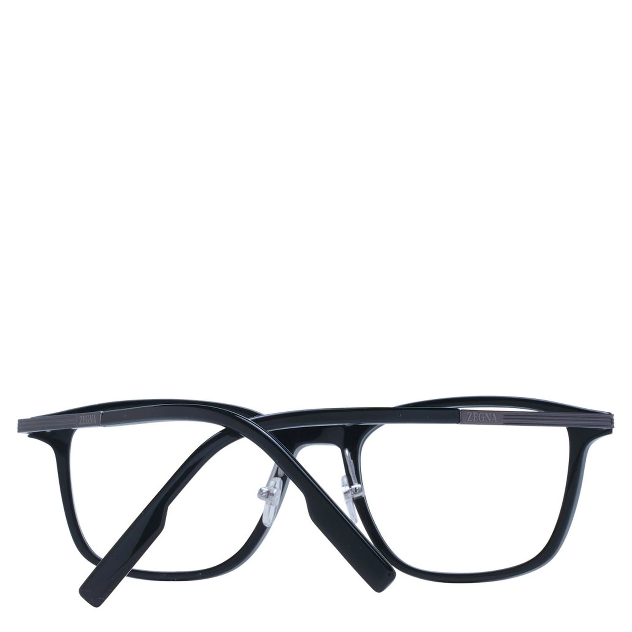 Black Plastic & Titanium Glasses (Frames)