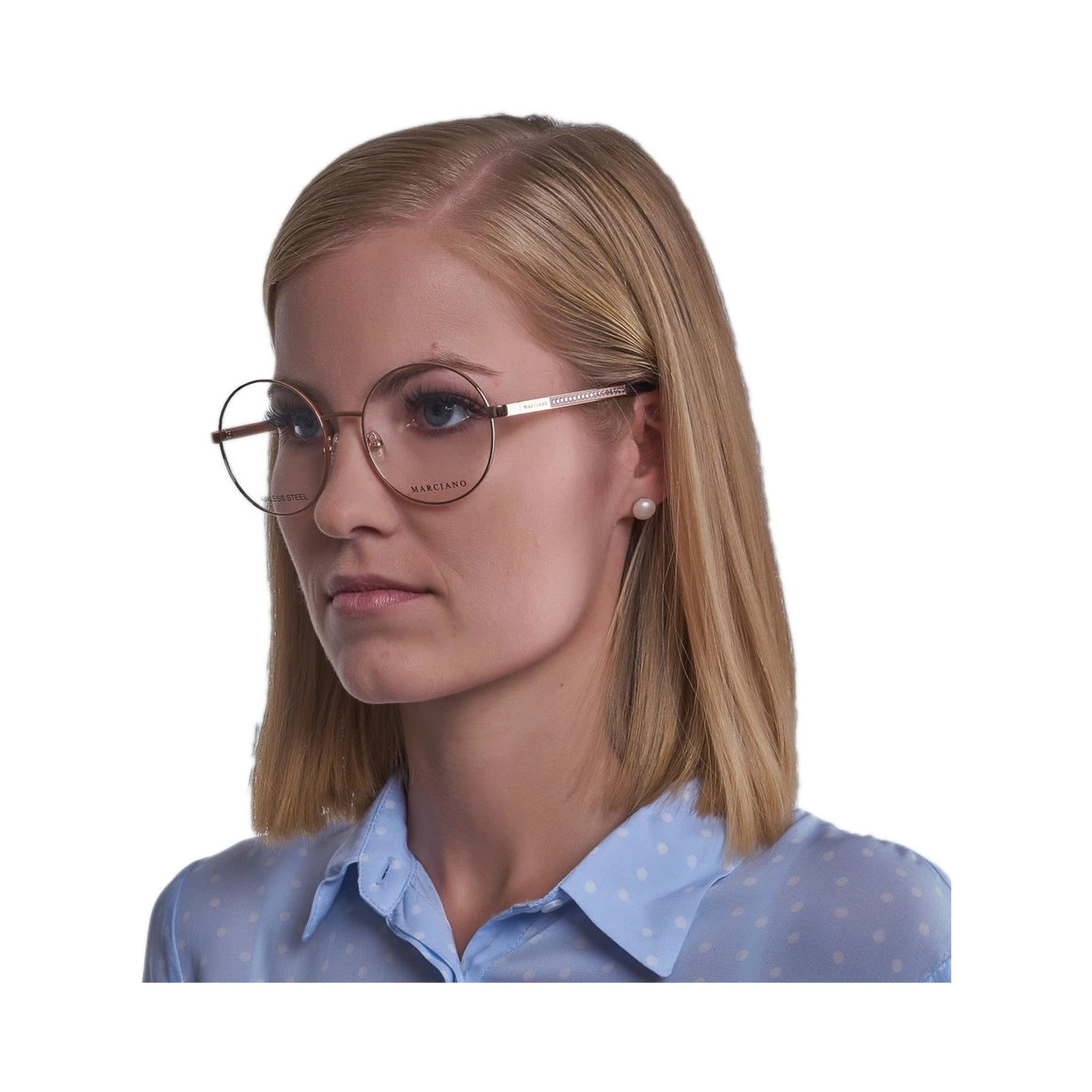 Rose Gold Metal Glasses (Frames)