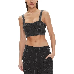 Black Recycled Cotton Top