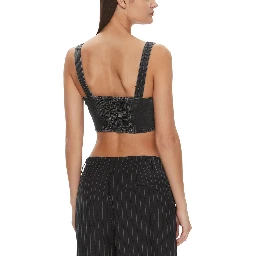 Black Recycled Cotton Top