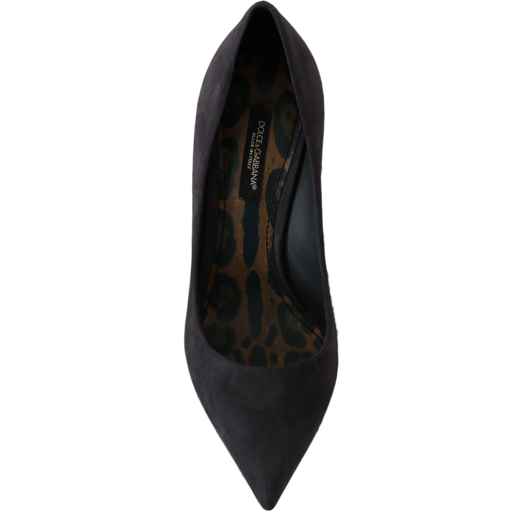 Gray Suede Leather Stiletto  Shoes Heels