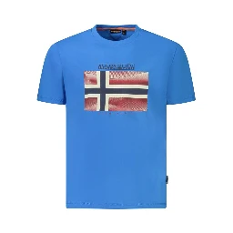 Blue Cotton T-Shirt