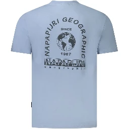 Blue Cotton T-Shirt