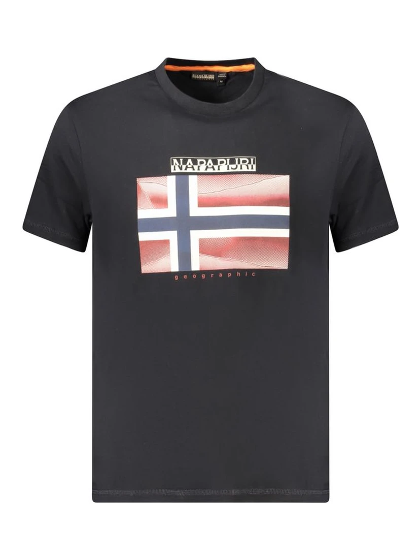 Black Cotton T-Shirt