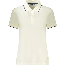 White Cotton Polo Shirt