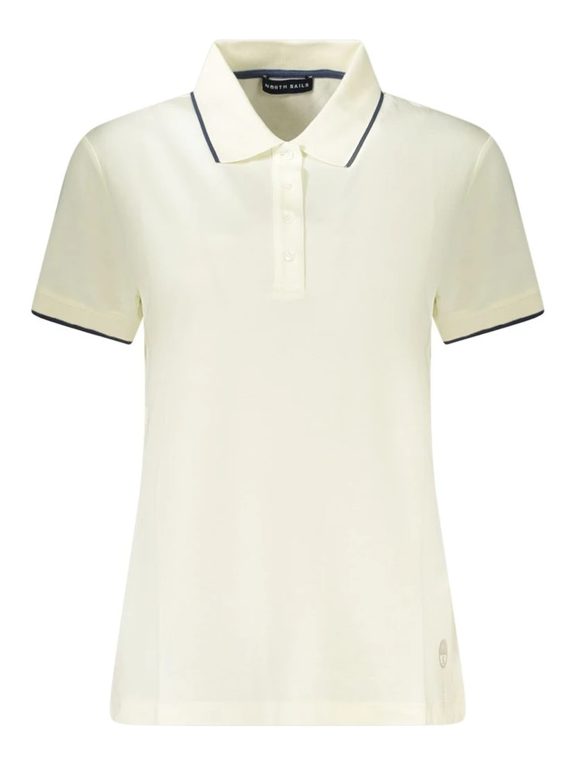 White Cotton Polo Shirt