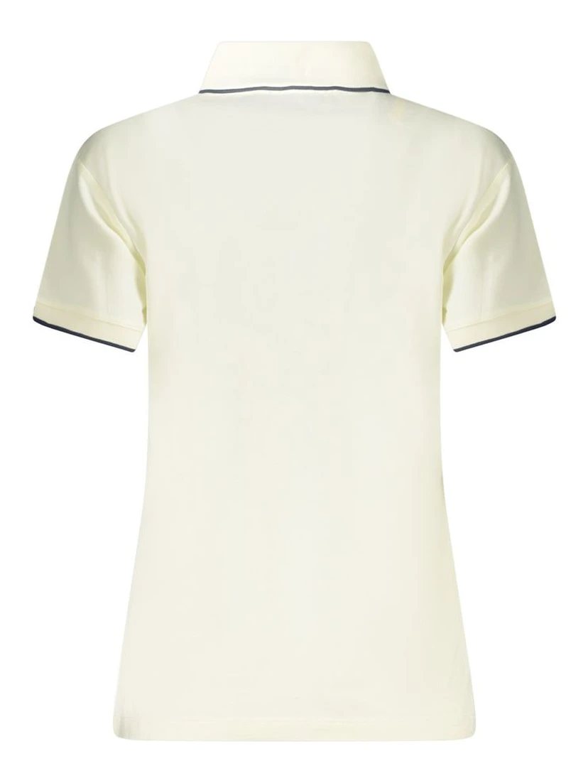 White Cotton Polo Shirt