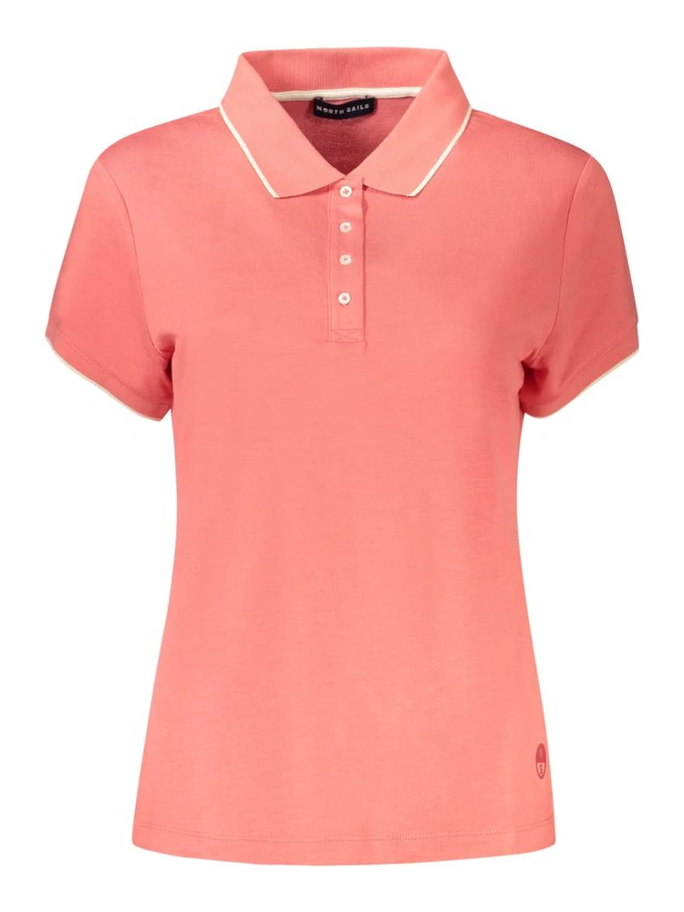 Pink Cotton Polo Shirt