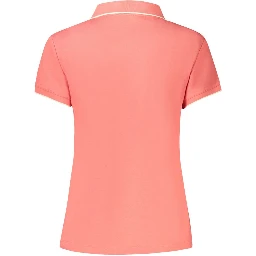Pink Cotton Polo Shirt