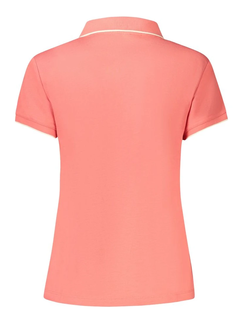 Pink Cotton Polo Shirt