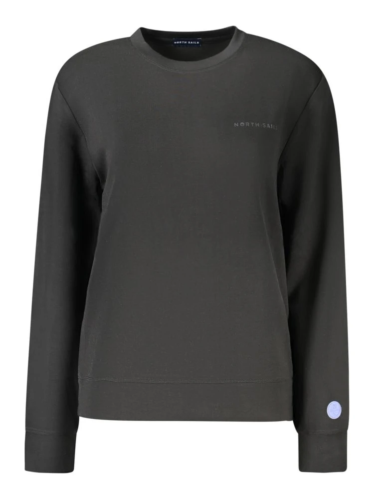 Black Polyester Sweatshirt