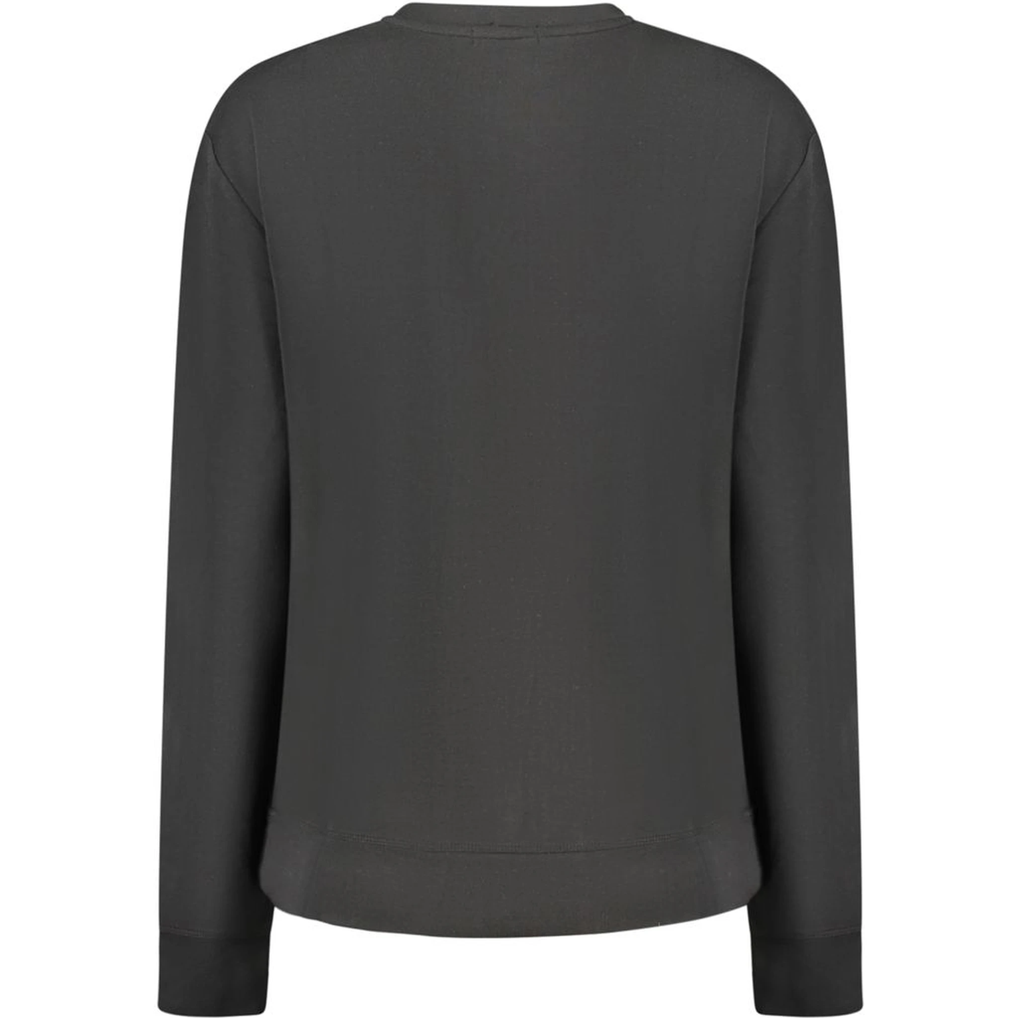 Black Polyester Sweatshirt