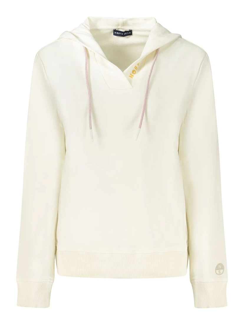White Cotton Sweatshirt
