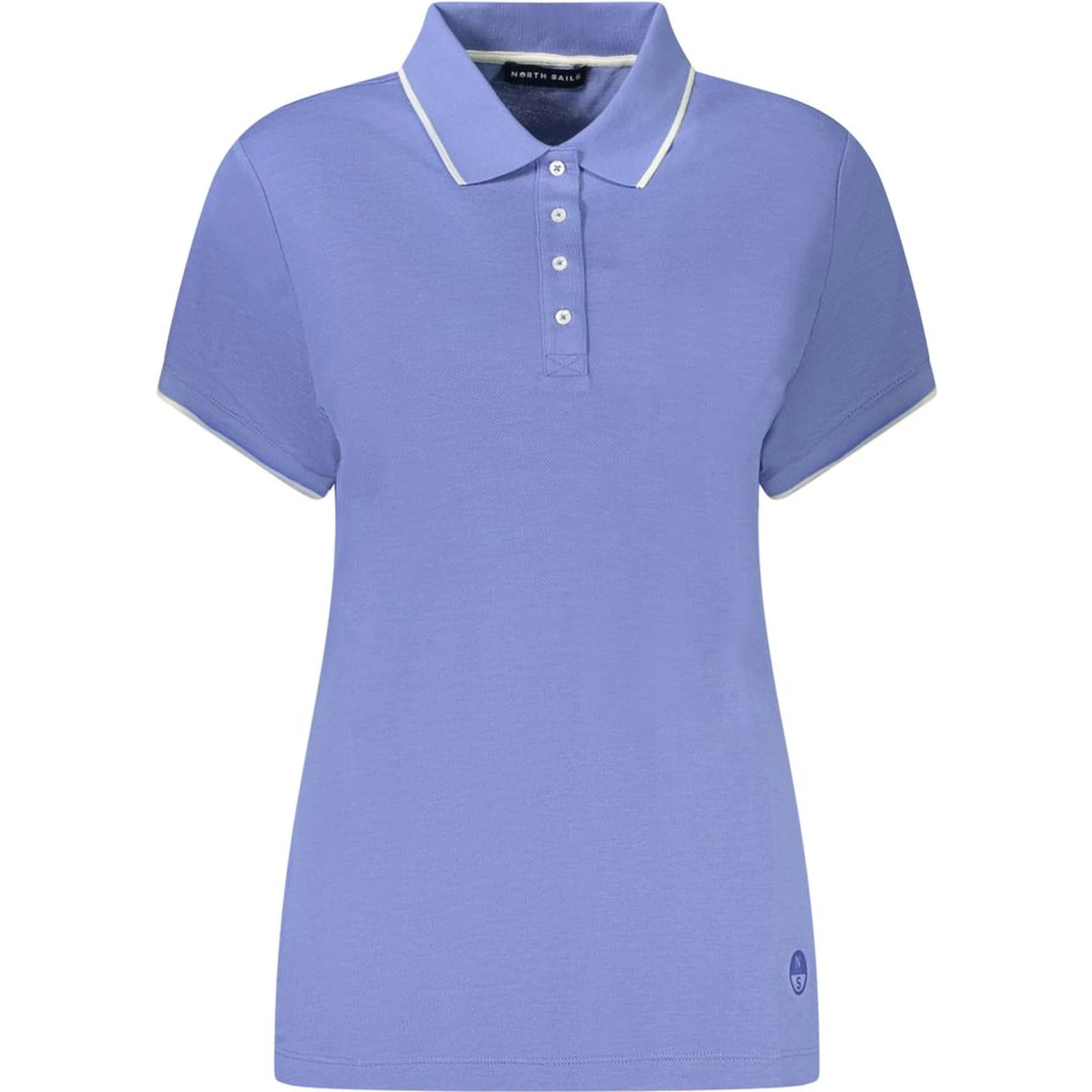 Blue Cotton Polo Shirt