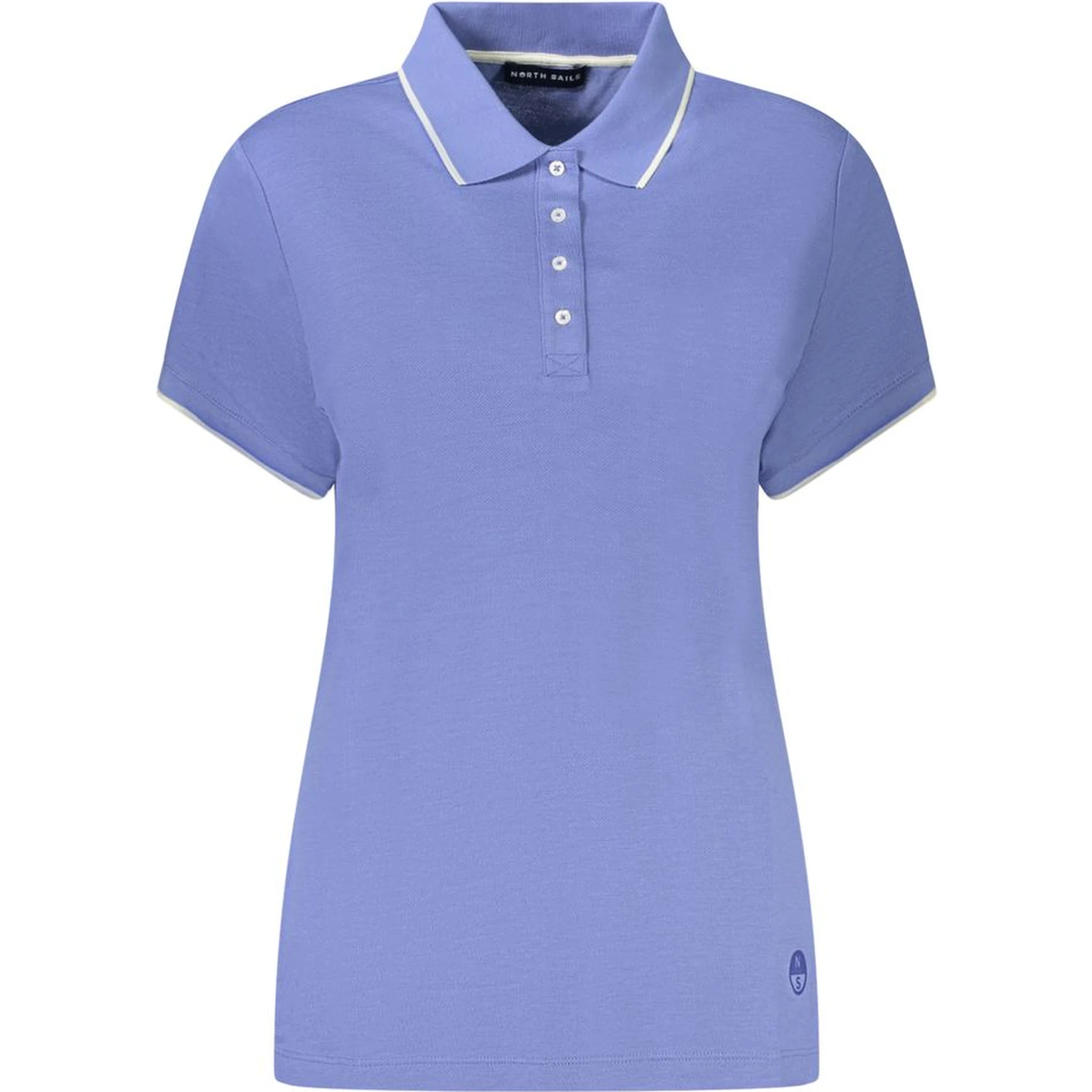 Blue Cotton Polo Shirt