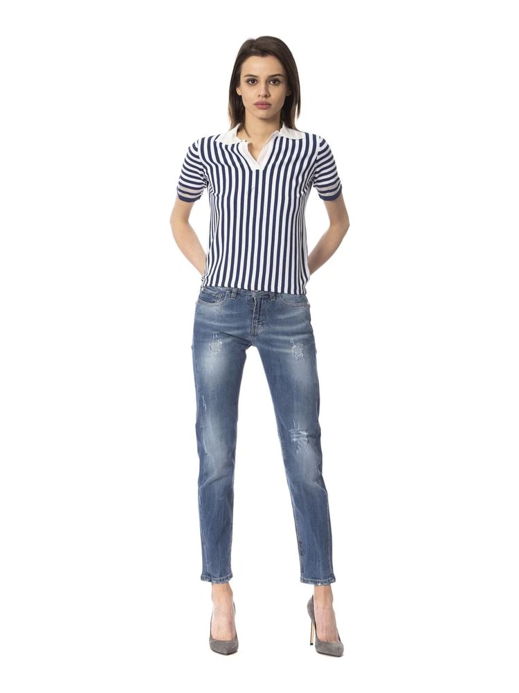Blue Other Fibres Jeans Denim