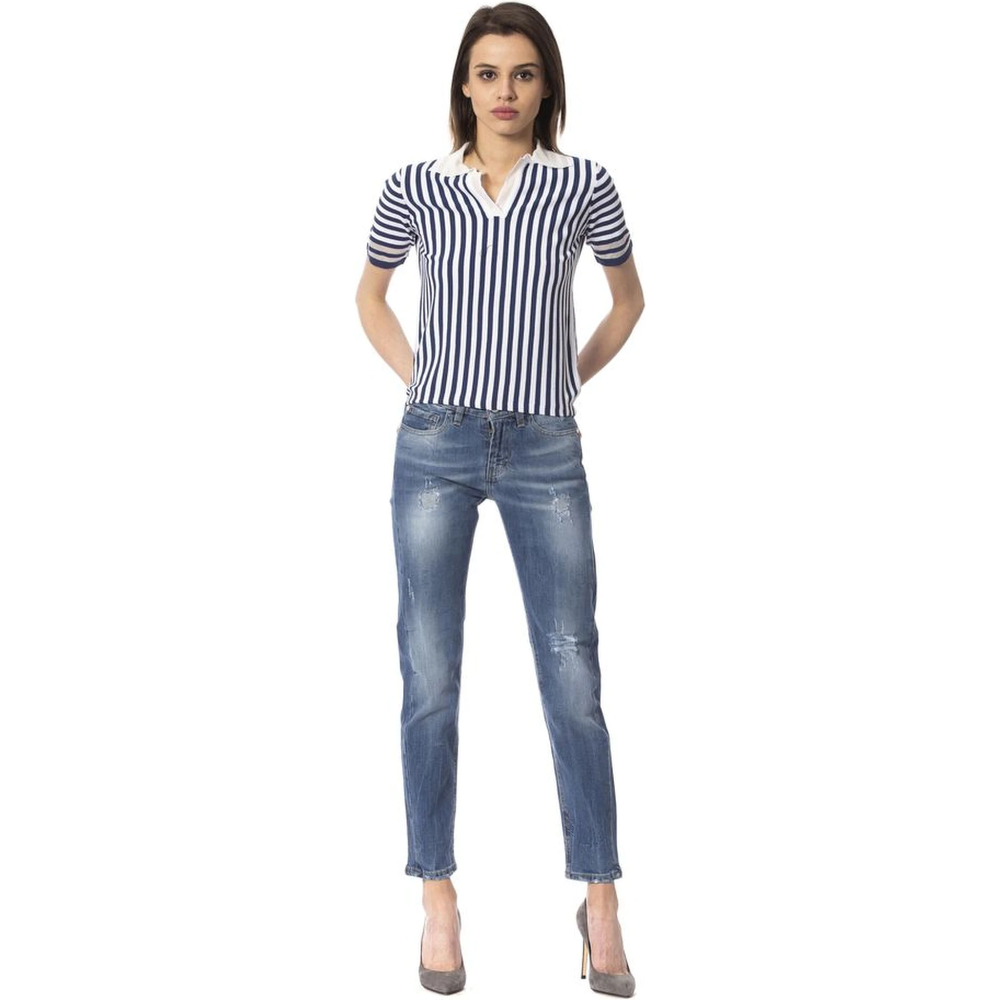 Blue Other Fibres Jeans Denim