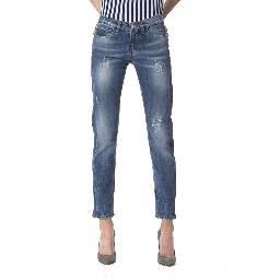 Blue Other Fibres Jeans Denim