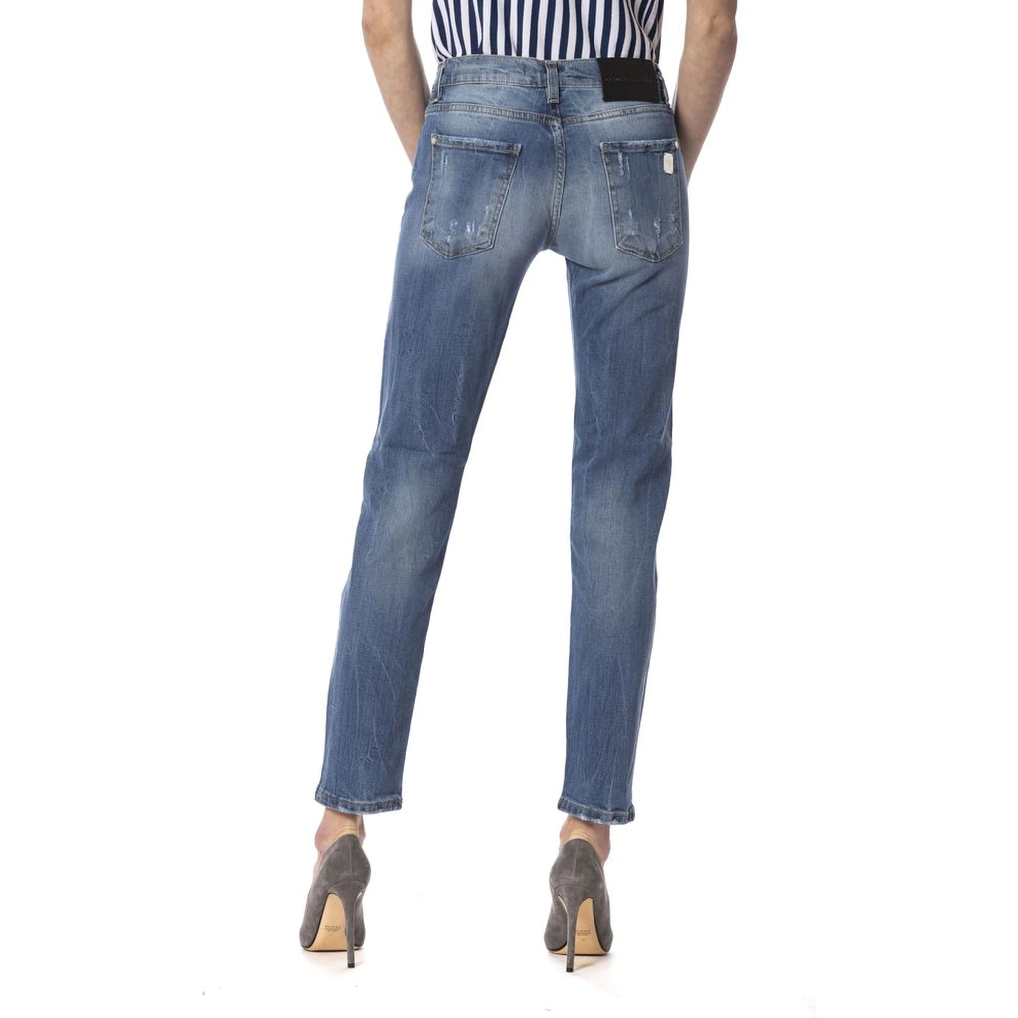 Blue Other Fibres Jeans Denim