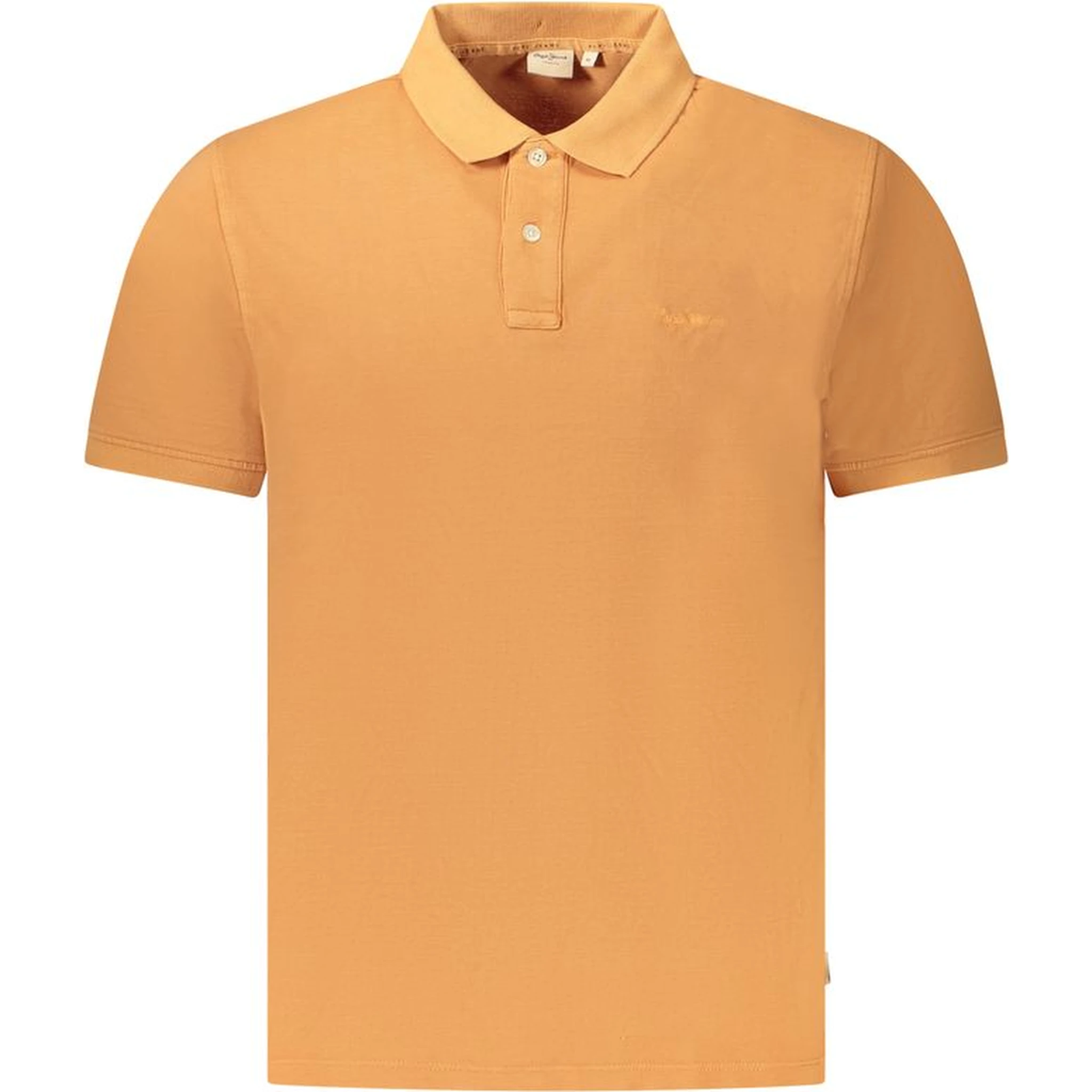 Orange Cotton Polo Shirt