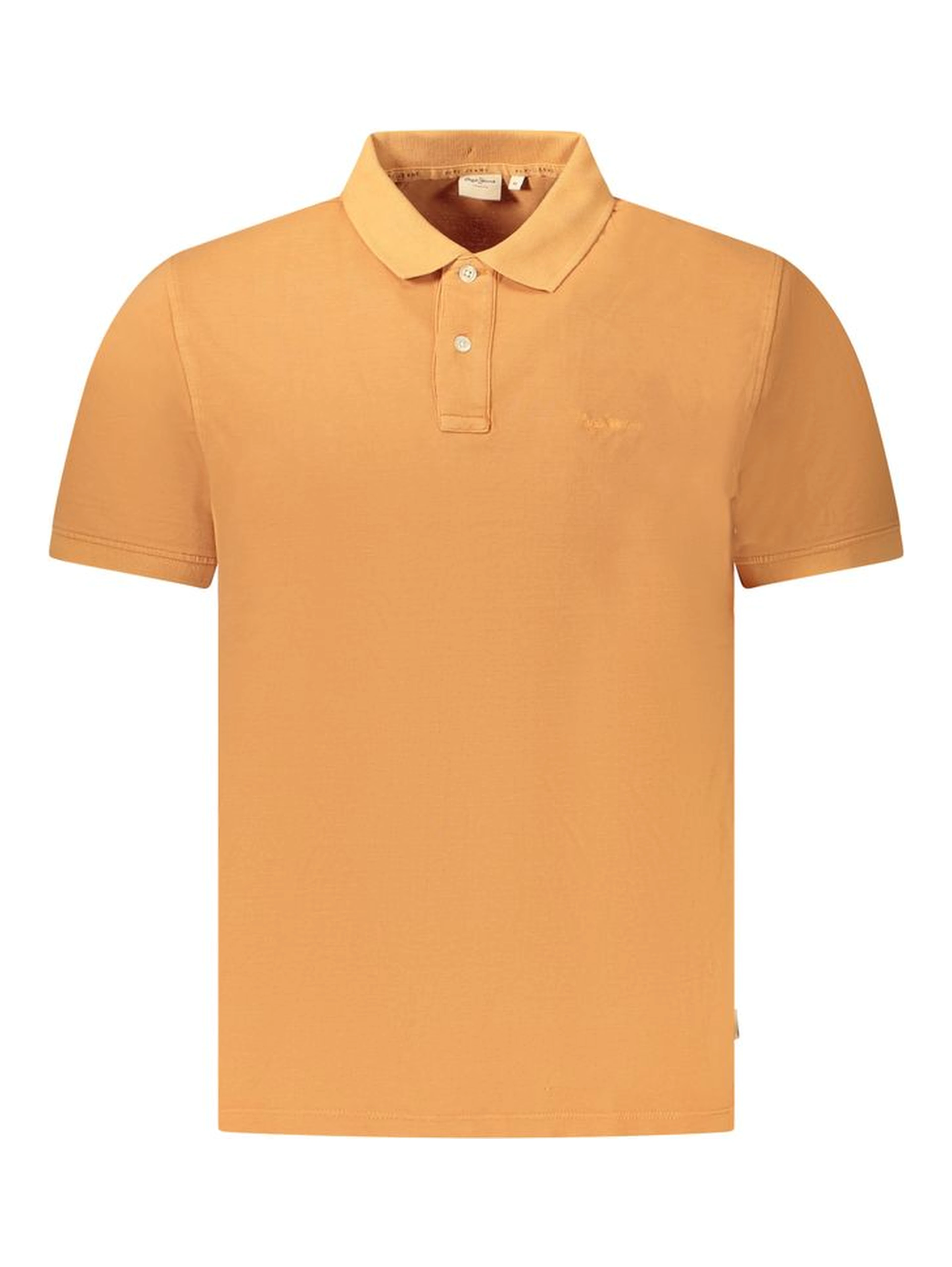 Orange Cotton Polo Shirt