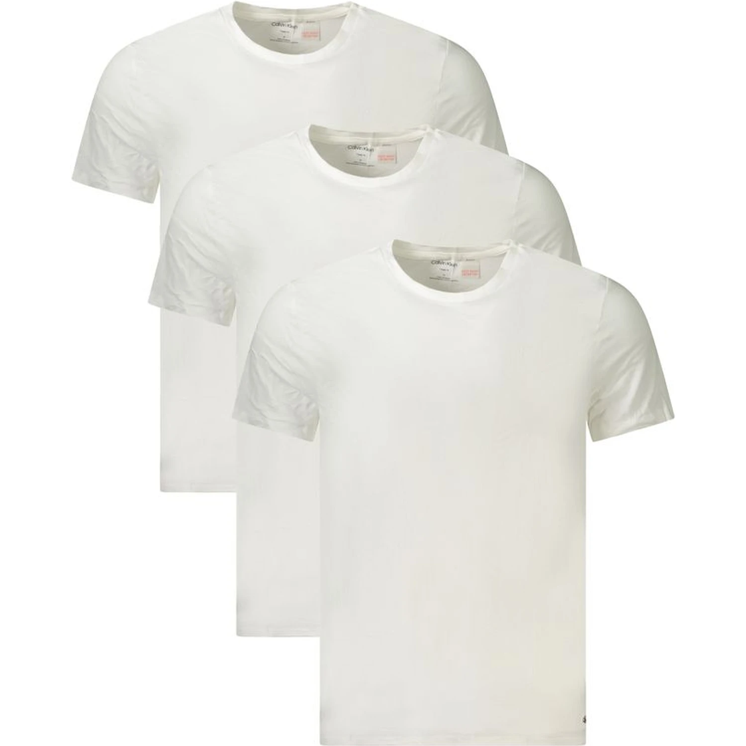 Men's white crew-neck t-shirts