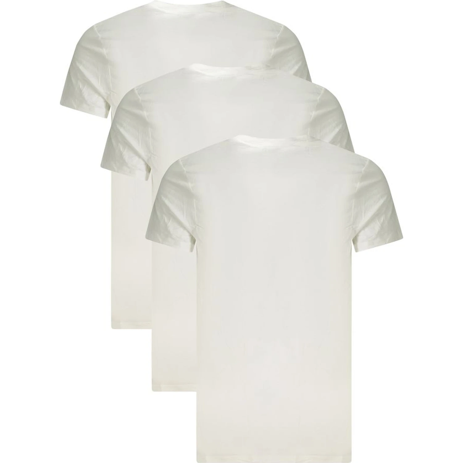 Men's white crew-neck t-shirts