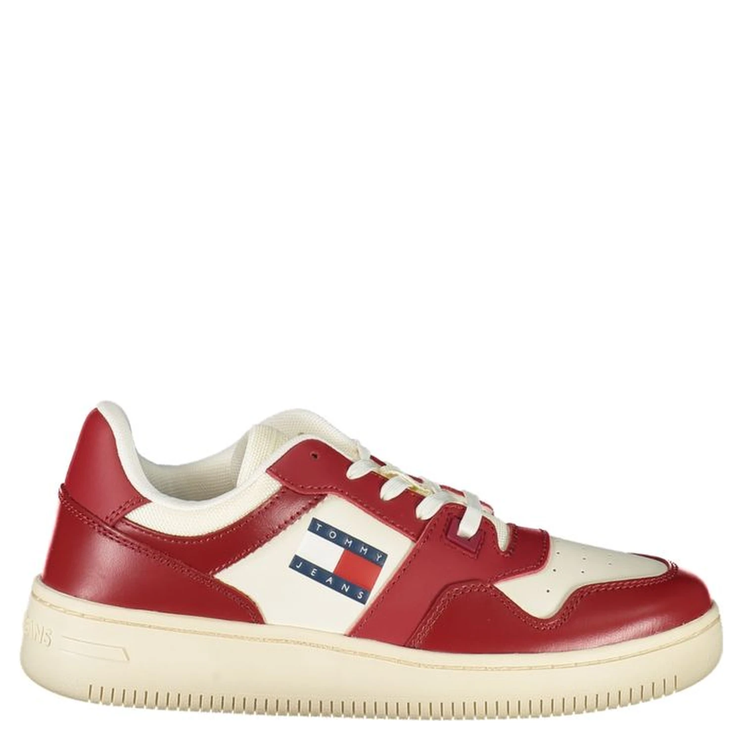 Red Polyester Sneaker
