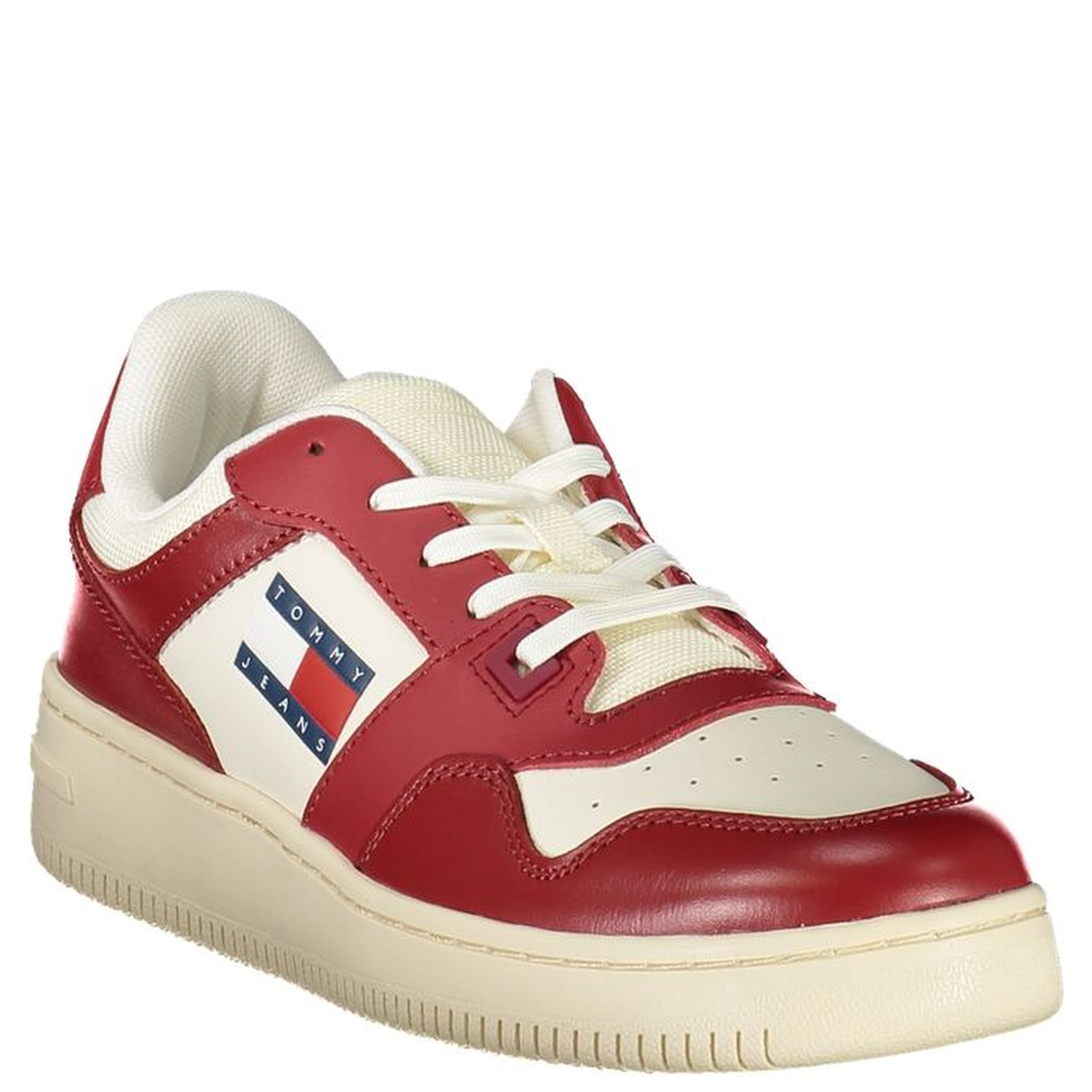 Red Polyester Sneaker