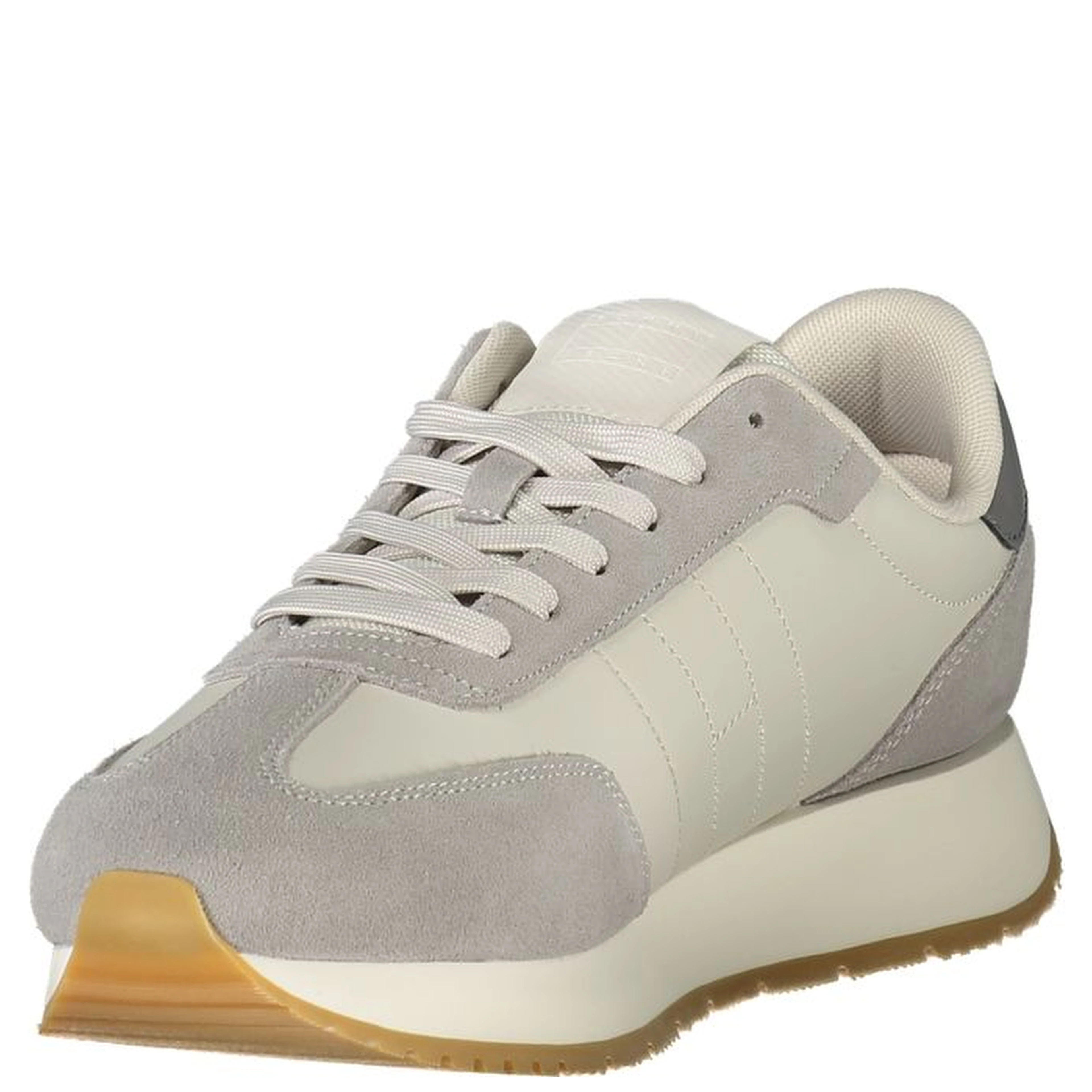 Gray Polyester Sneaker