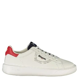 White Polyester Sneaker